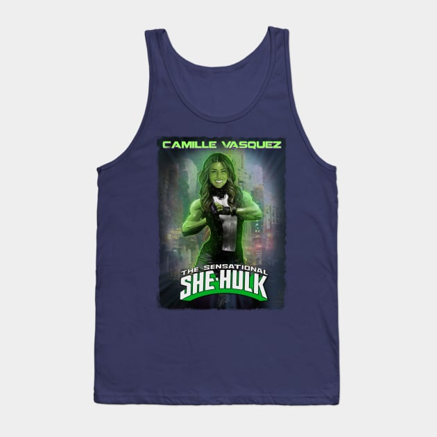 Camille-Hulk Tank Top by Elizachadwickart 